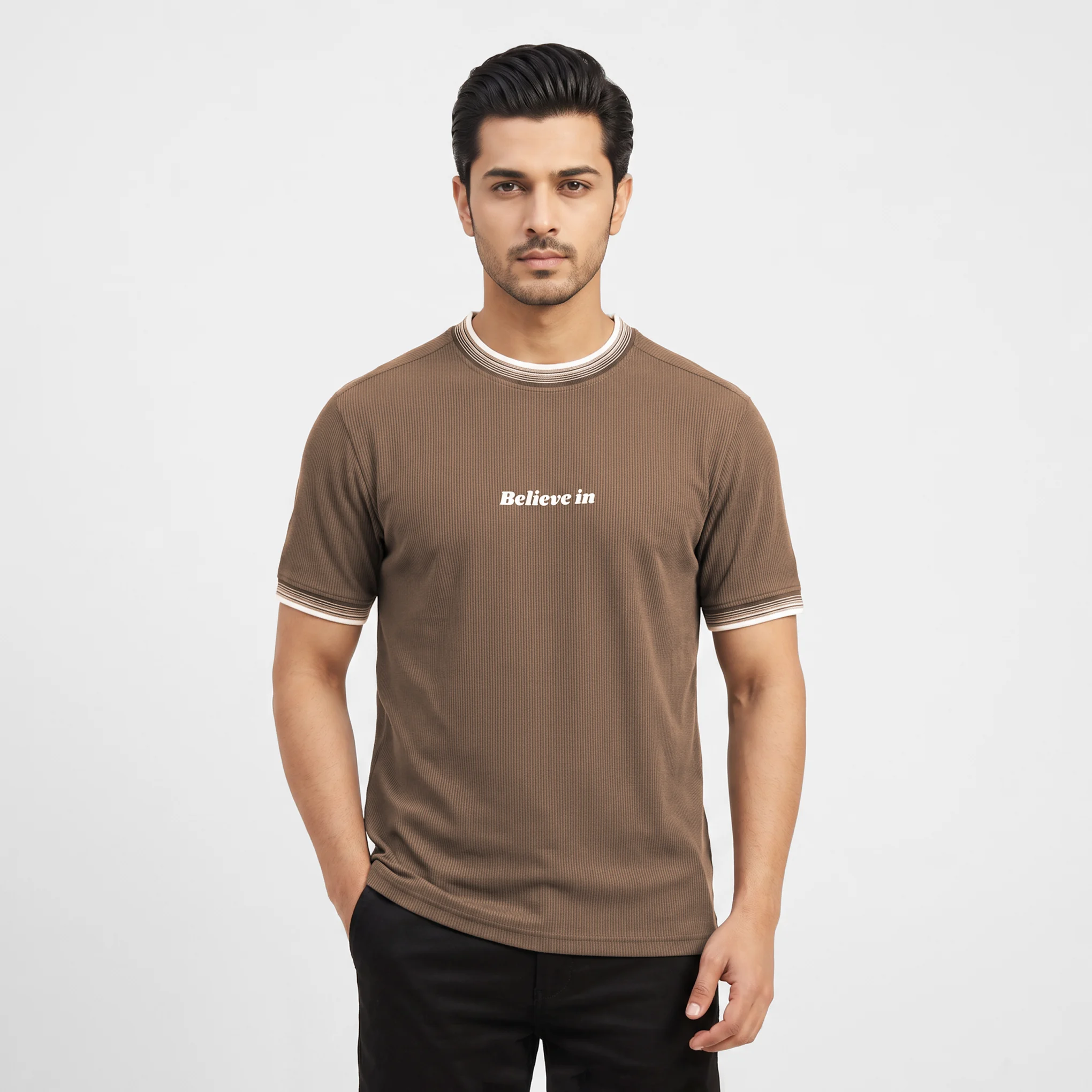 Men's Believe in Print Tee - Image 2