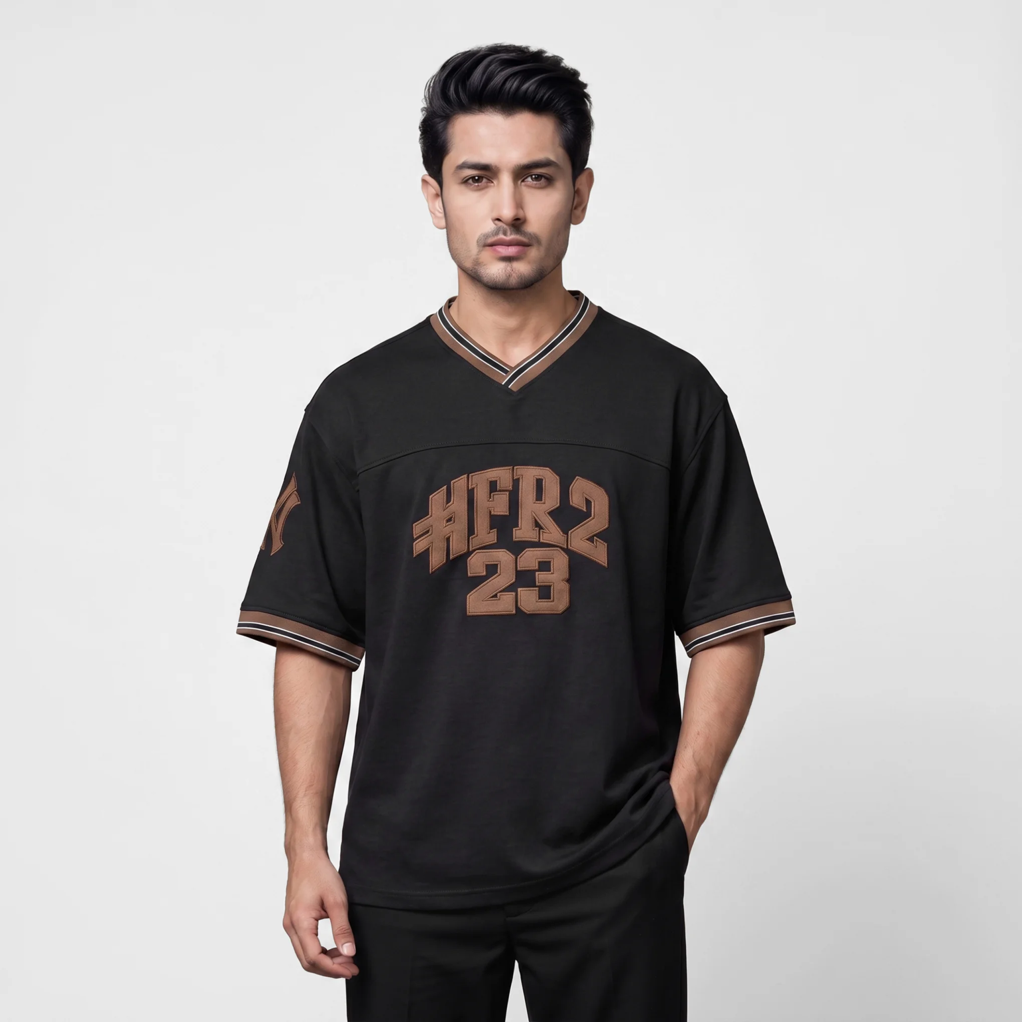 HFR2 23 Varsity Drop Shoulder T-Shirt - Image 4