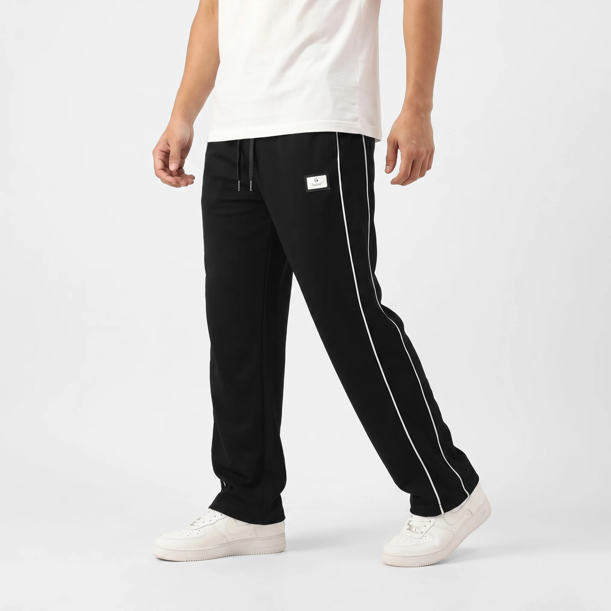 Men's Side Piping Baggy Joggers - Image 6