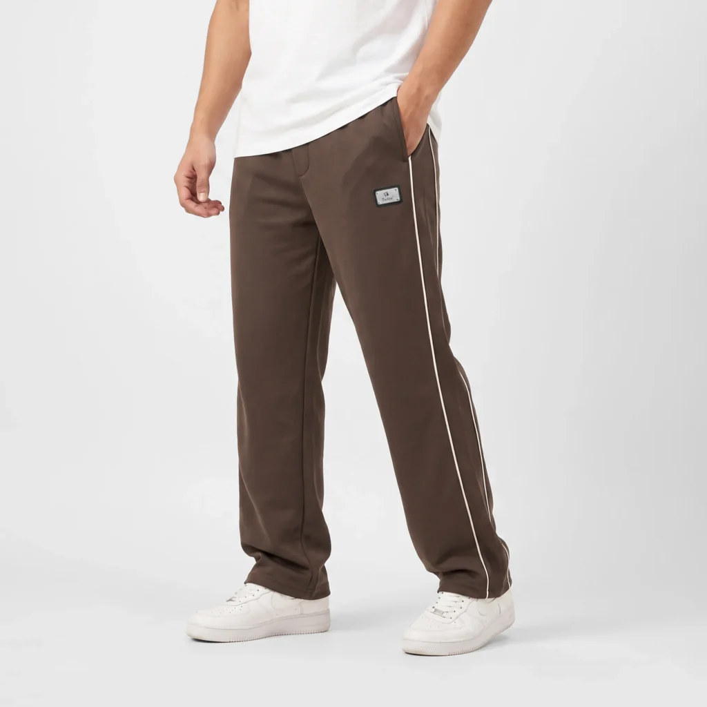 Men's Side Piping Baggy Joggers
