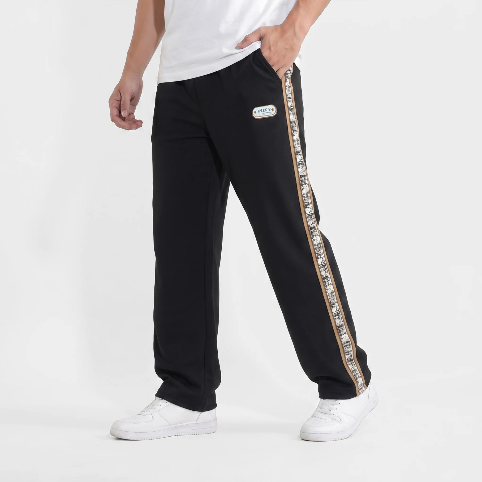 Side Stripe Baggy Joggers
