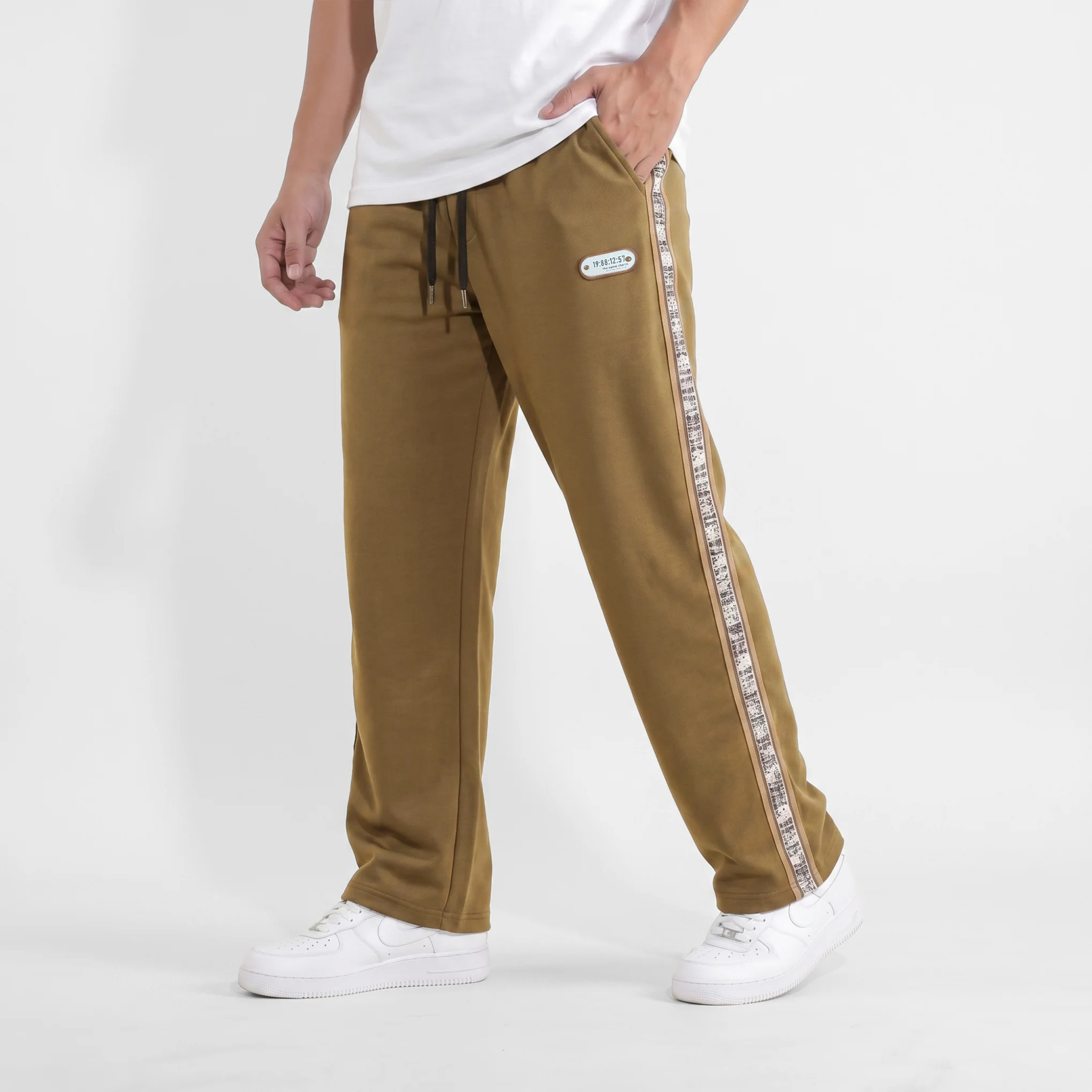 Side Stripe Baggy Joggers - Image 3